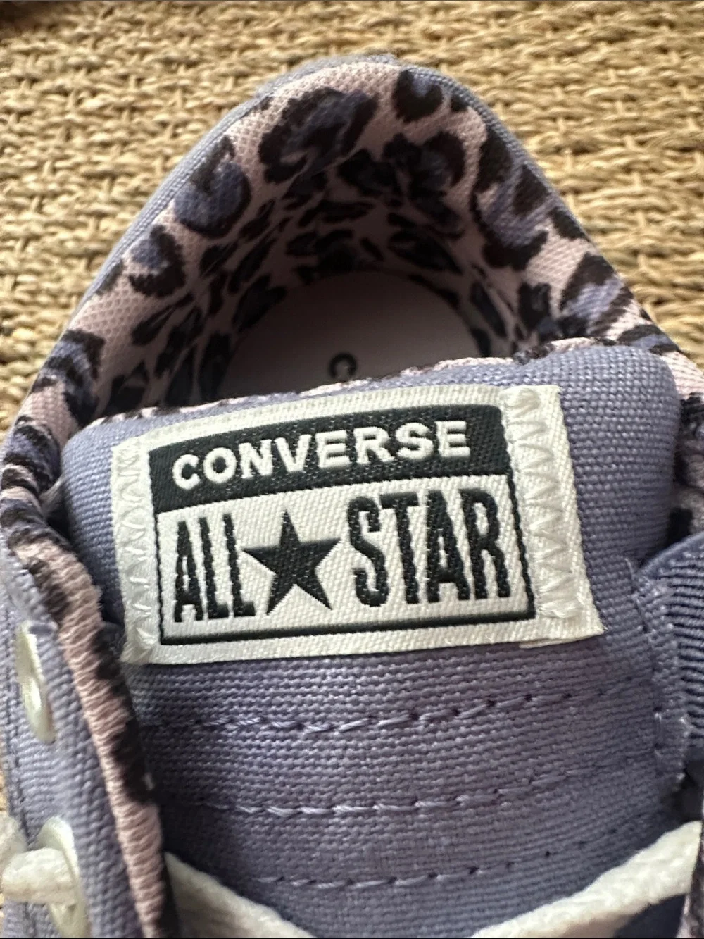 Converse All Star Low Top Sneakers - Lavender with White Accents